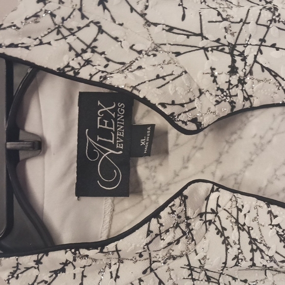 Foiled Print Jacket ALEX EVENINGS - Picture 6 of 7